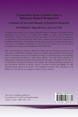 E-business Value Creation from a Resource-Based Perspective