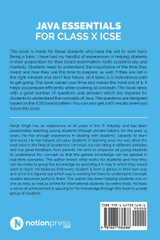 Java Essentials for Class X ICSE