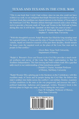 Texas and Texans in the Civil War Texas and Texans in the Civil War