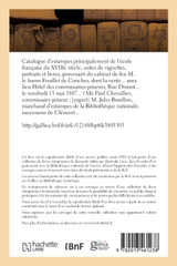Catalogue d'estampes principalement de l'école française du XVIIIe siècle Catalogue d'estampes principalement de l'école française du XVIIIe siècle