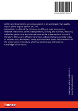 Letters and dissertations on various subjects Letters and dissertations on various subjects