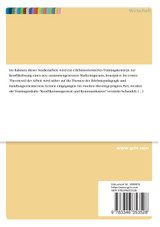 Entwicklung eines erlebnisorientierten Trainingskonzeptes zur Konfliktlösung. Ein Beispiel Entwicklung eines erlebnisorientierten Trainingskonzeptes zur Konfliktlösung. Ein Beispiel