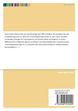 Darstellung und kritische Würdigung der SWOT-Analyse Darstellung und kritische Würdigung der SWOT-Analyse