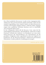 Der Fluch natürlicher Ressourcen. Eine wirtschaftspolitische und politökonomische Analyse Der Fluch natürlicher Ressourcen. Eine wirtschaftspolitische und politökonomische Analyse