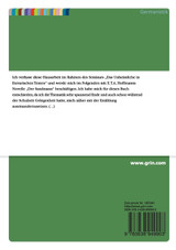 Das Unheimliche in E.T.A. Hoffmanns "Der Sandmann" Das Unheimliche in E.T.A. Hoffmanns "Der Sandmann"