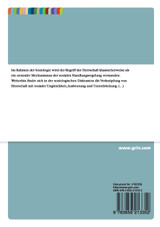 Herrschaft und Macht nach Max Weber Herrschaft und Macht nach Max Weber