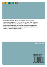 Aufgaben des Integrationsfachdienstes bei der stufenweisen Wiedereingliederung nach § 28 SGB IX i. V. m. § 74 SGB V bei Menschen mit Depression