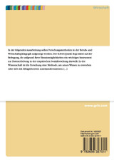 Die Relevanz der Befragung als Forschungsmethode in der empirischen Sozialforschung mit didaktischem Ansatz