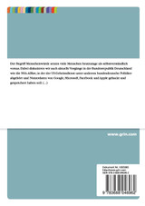 Verbrecher und Menschenwürde. Zwischen den Begriffen Schutz oder Strafe Verbrecher und Menschenwürde. Zwischen den Begriffen Schutz oder Strafe