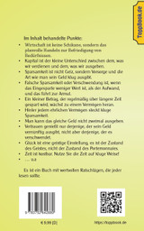 Geld vernünftig ausgeben