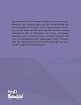 Zu Platons Dialog Phaidon (Segment 63b-69a) Zu Platons Dialog Phaidon (Segment 63b-69a)