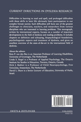 Current Directions in Dyslexia Research Current Directions in Dyslexia Research