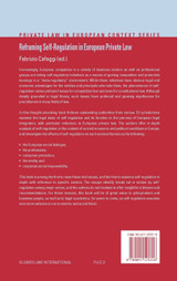 Reframing Self-Regulation in European Private Law