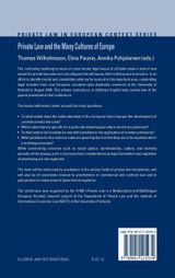 Private Law and Cultures of Europe (Private Law in European Context Series)