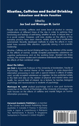 Nicotine, Caffeine and Social Drinking