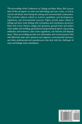 Tailings and Mine Waste 2001 Tailings and Mine Waste 2001