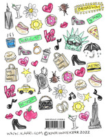 Little New York City Icons Coloring Book Little New York City Icons Coloring Book