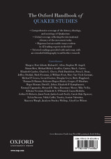 The Oxford Handbook of Quaker Studies The Oxford Handbook of Quaker Studies