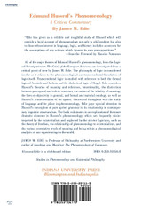 Edmund Husserl's Phenomenology Edmund Husserl's Phenomenology