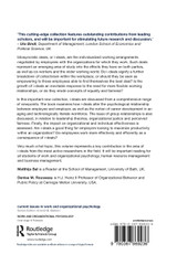 Idiosyncratic Deals between Employees and Organizations