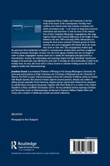 Congregational Music, Conflict and Community Congregational Music, Conflict and Community