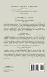 The Democratic Experience and Political Violence