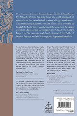 Commentary on Luther's Catechisms, Ten Commandments Commentary on Luther's Catechisms, Ten Commandments