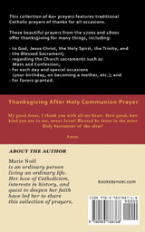 Catholic Prayers of Thanks Catholic Prayers of Thanks
