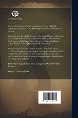 Problems Of Life And Mind; Volume 1