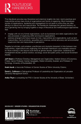 Routledge Handbook on Men, Masculinities and Organizations Routledge Handbook on Men, Masculinities and Organizations