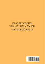STAMBOOM EN VERHALEN DAEMS STAMBOOM EN VERHALEN DAEMS