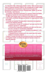 An Alternative Way of Managing Health & Safety An Alternative Way of Managing Health & Safety