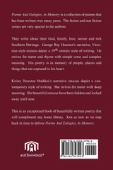 Poems And Eulogies, In Memory