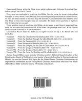 Devotional Hours with the Bible Volume II, from the Exodus Through the Life of David