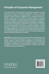 Principles of Ecosystem Management