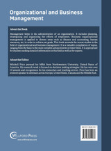 Organizational and Business Management Organizational and Business Management