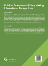 Political Science and Policy Making Political Science and Policy Making