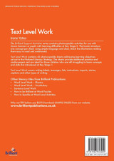 Text Level Work- Brilliant Support Activities