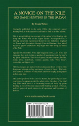 A Novice on the Nile - Big Game Hunting in the Sudan