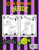 Halloween dinosaurs coloring book for kids ages 4-8 Halloween dinosaurs coloring book for kids ages 4-8