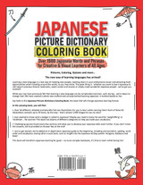 Japanese Picture Dictionary Coloring Book Japanese Picture Dictionary Coloring Book