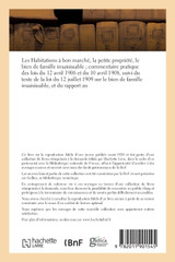 Les Habitations à bon marché la petite propriété le bien de famille insaisissable Les Habitations à bon marché la petite propriété le bien de famille insaisissable