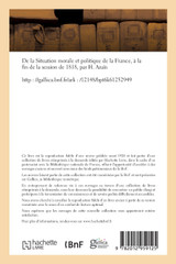 De la Situation morale et politique de la France, à la fin de la session de 1818 De la Situation morale et politique de la France, à la fin de la session de 1818