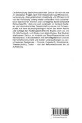 Zensur vom 16. bis zum 18. Jahrhundert Zensur vom 16. bis zum 18. Jahrhundert