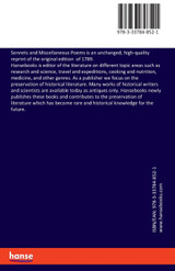 Sonnets and Miscellaneous Poems Sonnets and Miscellaneous Poems
