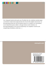 Compliance-Richtlinien und Korruptionsprävention