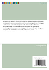 Zusatzqualifikation für Lehrkräfte in Berufssprachkursen. Ein Portfolio Zusatzqualifikation für Lehrkräfte in Berufssprachkursen. Ein Portfolio
