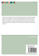 "Heiße Liebe in spottender Weis". Friedrich Schillers Ballade "Der Handschuh" als parodistische Liebesgeschichte? (7. Klasse Deutsch Gymnasium) "Heiße Liebe in spottender Weis". Friedrich Schillers Ballade "Der Handschuh" als parodistische Liebesgeschichte? (7. Klasse Deutsch Gymnasium)
