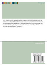 Wie viel Gewalt sind Kinder in der Erziehung ausgesetzt?