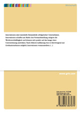 Organisation von Innovationen in kleinen und mittleren Unternehmen der IT-Branche